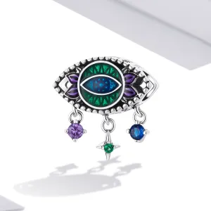 Talisman din argint Vintage Blue Eye