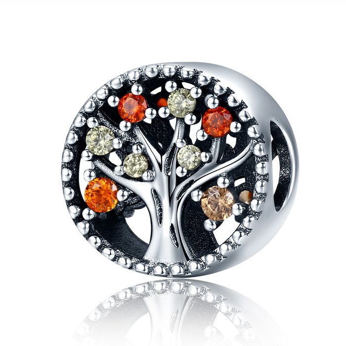Talisman din argint autumn tree
