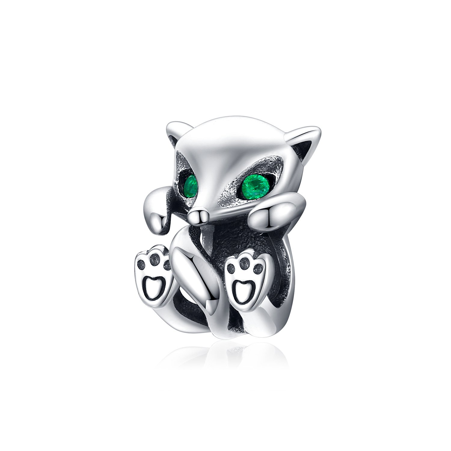Talisman din argint baby fox