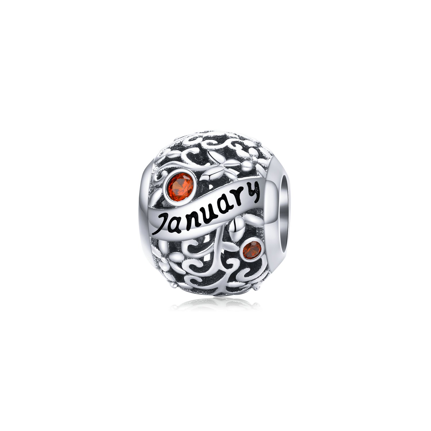 Talisman din argint birthday stone january