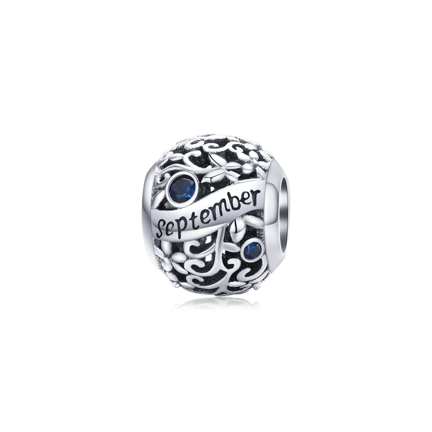 Talisman din argint birthday stone september