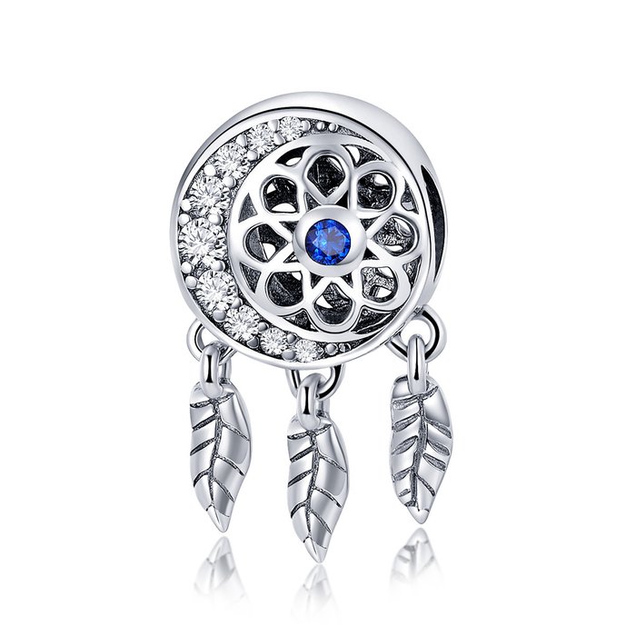 Talisman din argint blue dream catcher