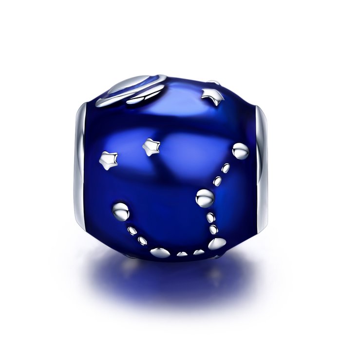 Talisman din argint blue galaxy