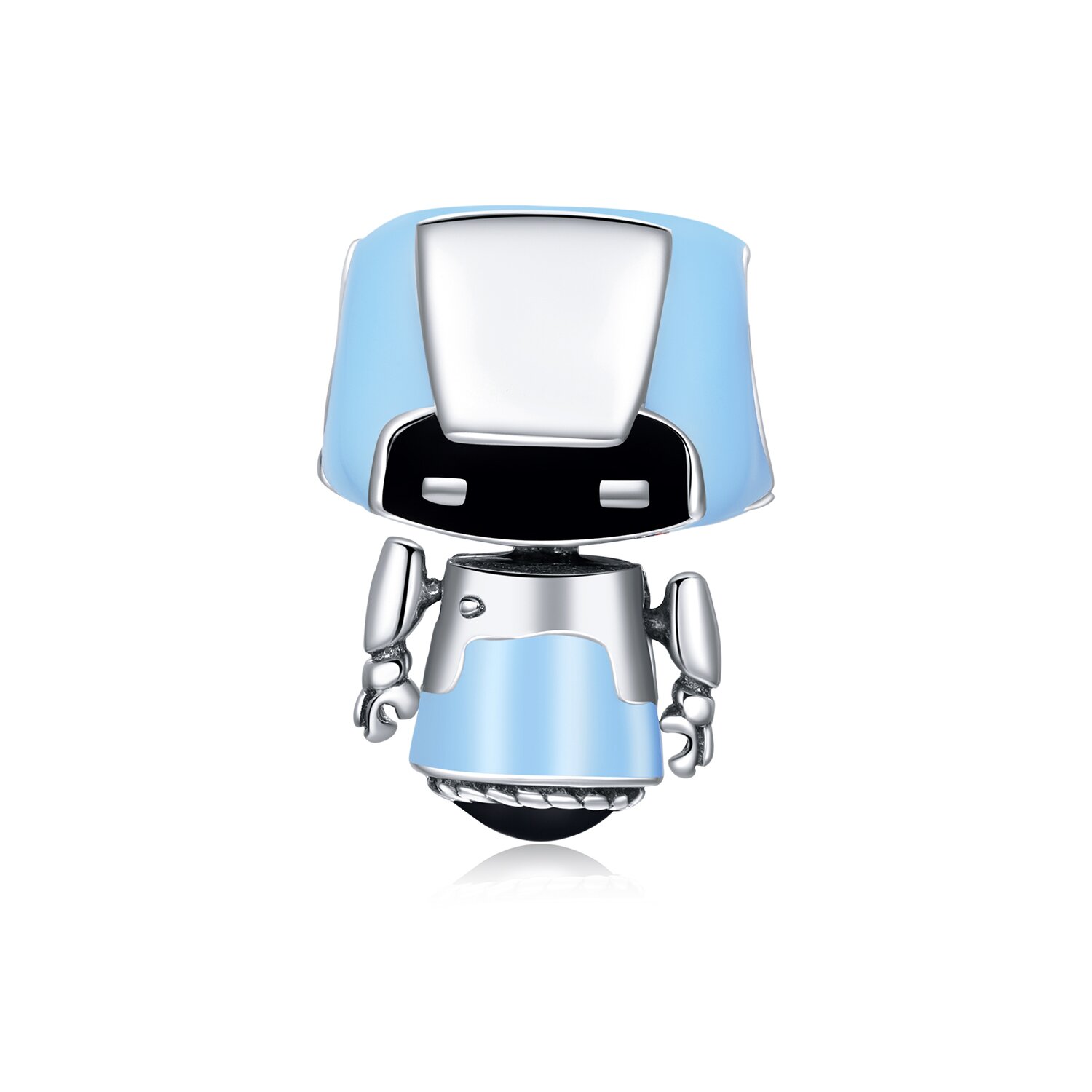 Talisman din argint blue robbot