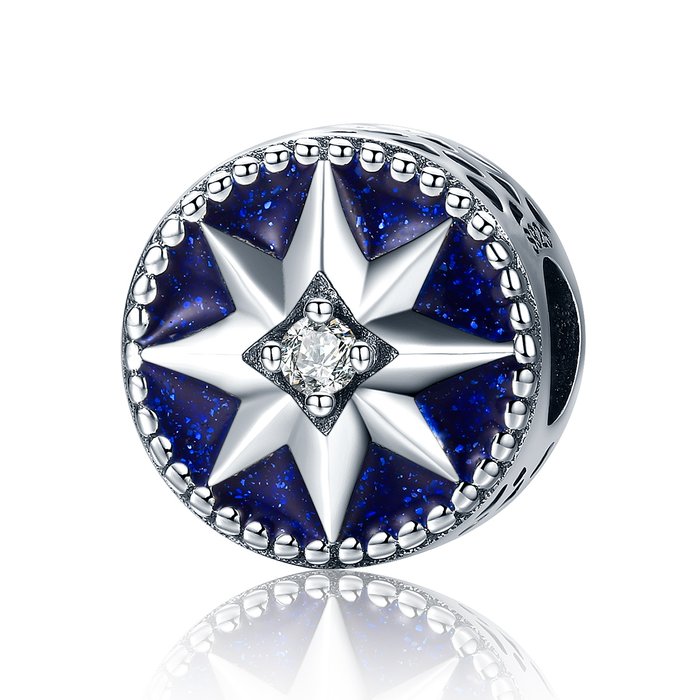 Talisman din argint blue star sky