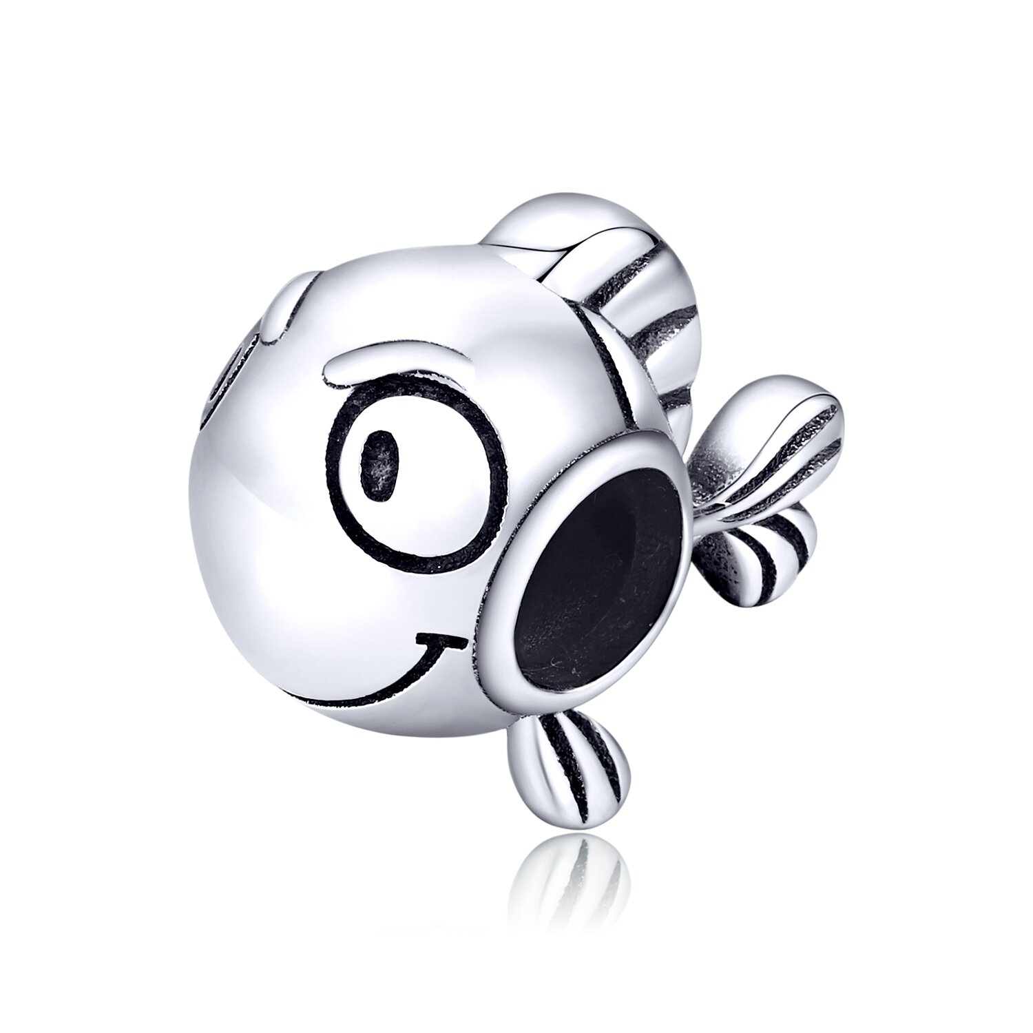 Talisman din argint silver clownfish