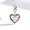Talisman din argint Colorful Heart Charm picture - 1