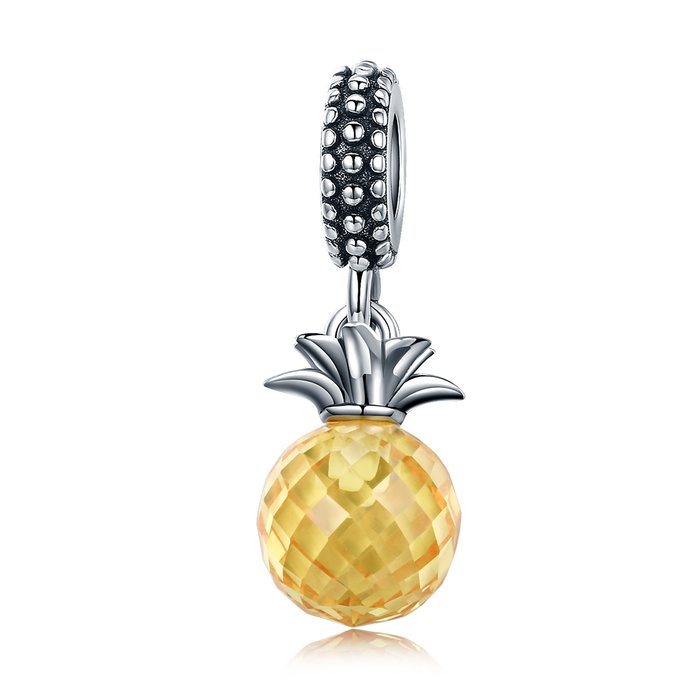 Talisman din argint cu ananas