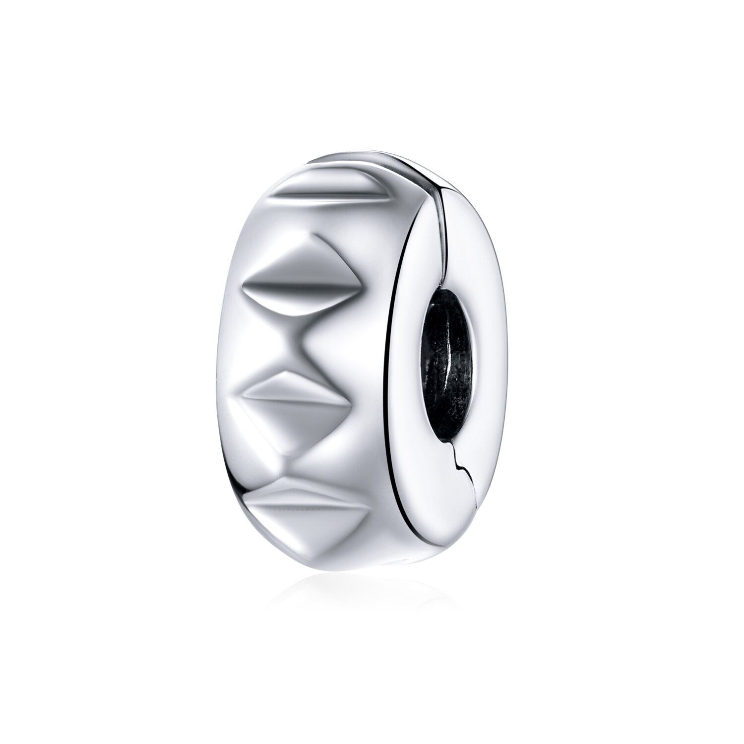 Talisman din argint cu clips silver spikes