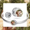 Talisman din argint Custom Photo Mom picture - 2