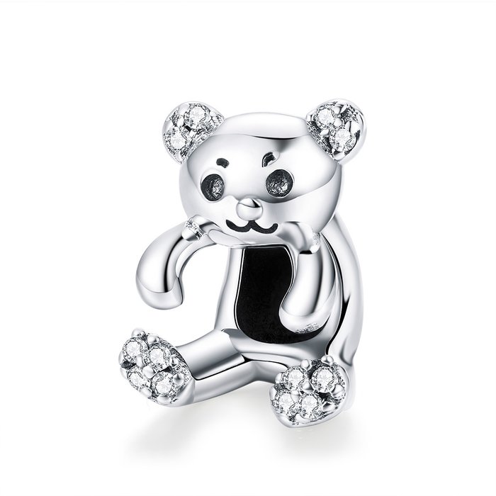 Talisman din argint cute bear