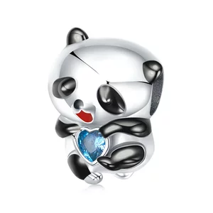 Talisman din argint Cute Boy Panda