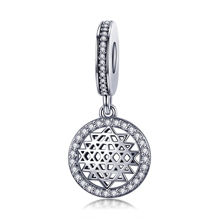 Talisman din argint fancy geometric charm