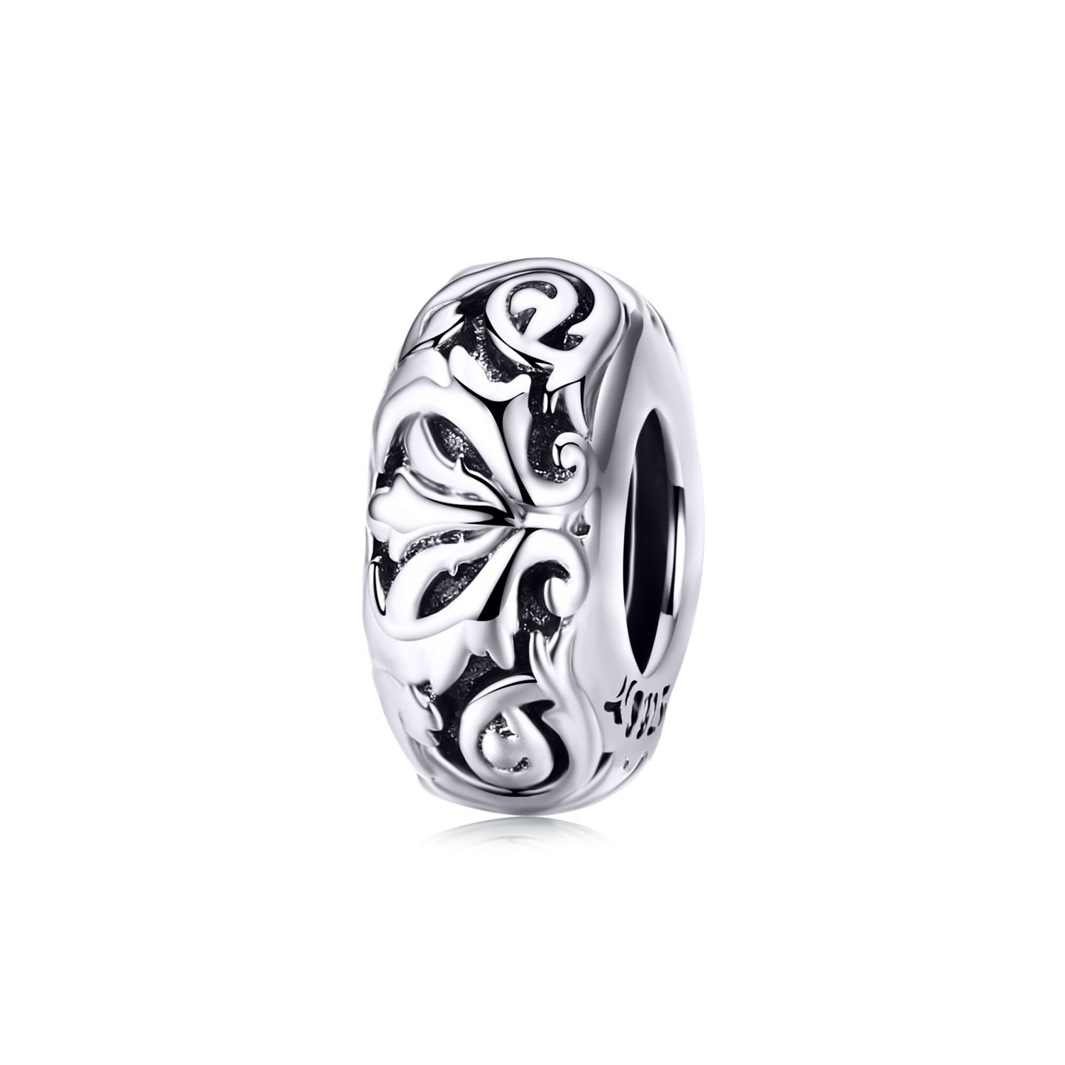 Talisman din argint flower spacer