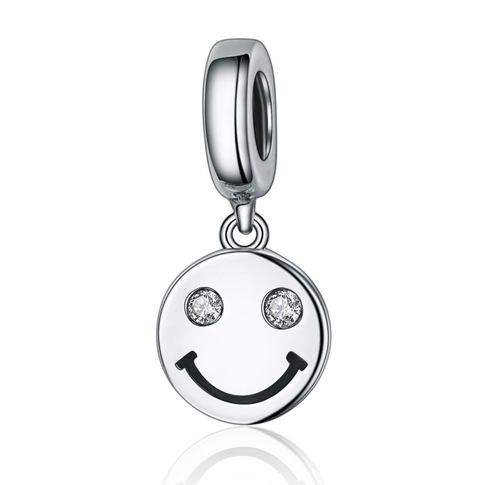 Talisman din argint funny smile