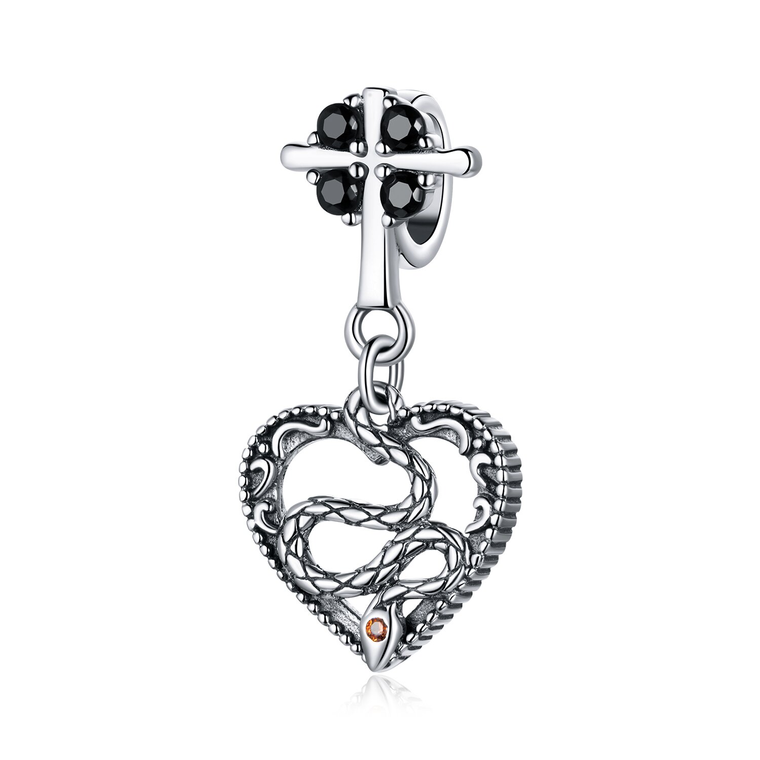 Talisman din argint gothic vintage cross