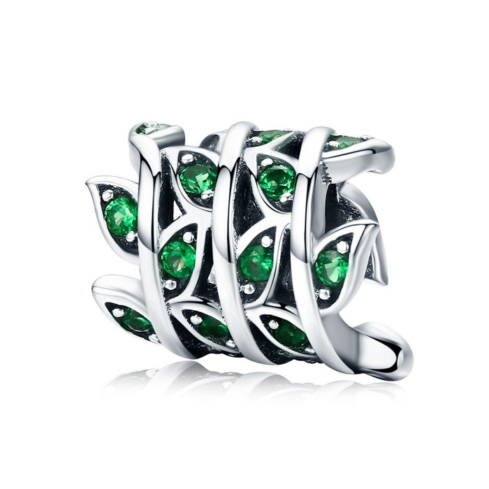 Talisman din argint green leaves nest
