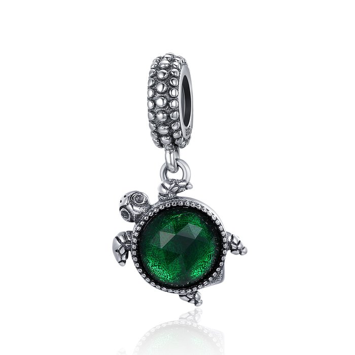 Talisman din argint green turtle