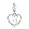 Talisman din argint Heart Letter H picture - 1