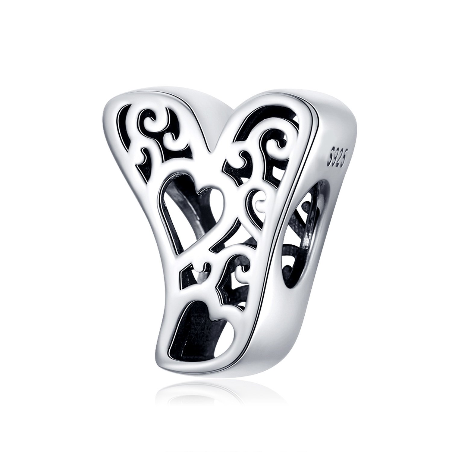Talisman din argint in love with letter y