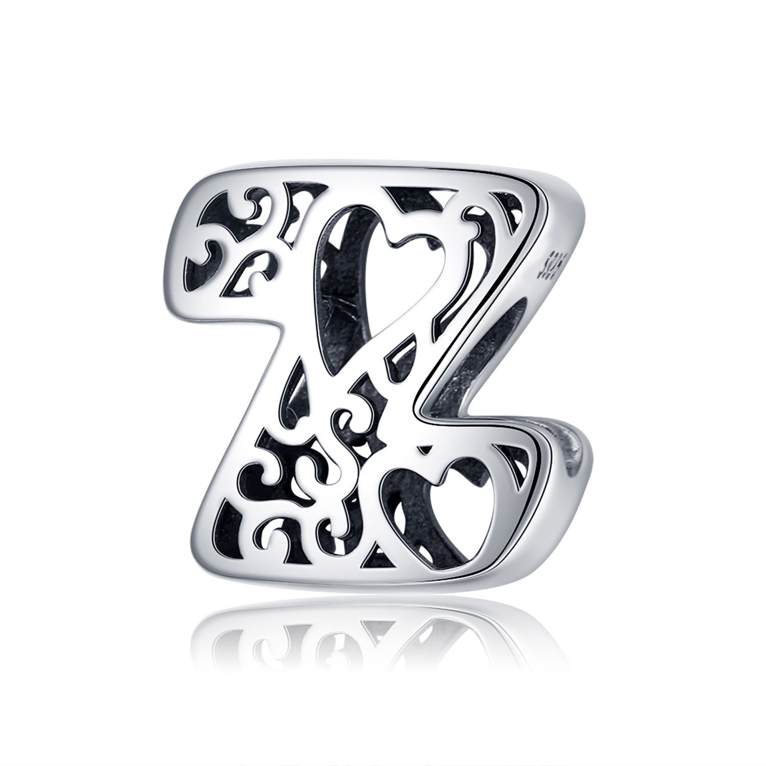 Talisman din argint in love with letter z