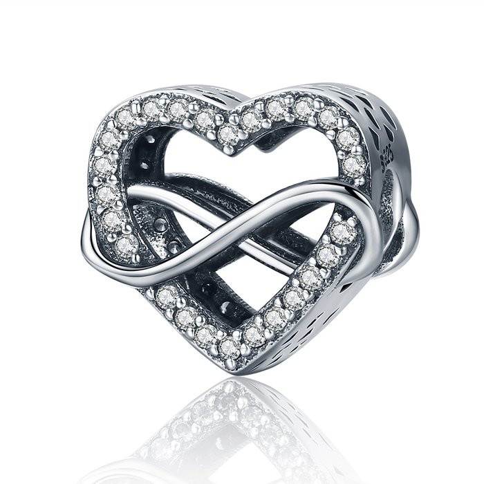 Talisman din argint infinity love