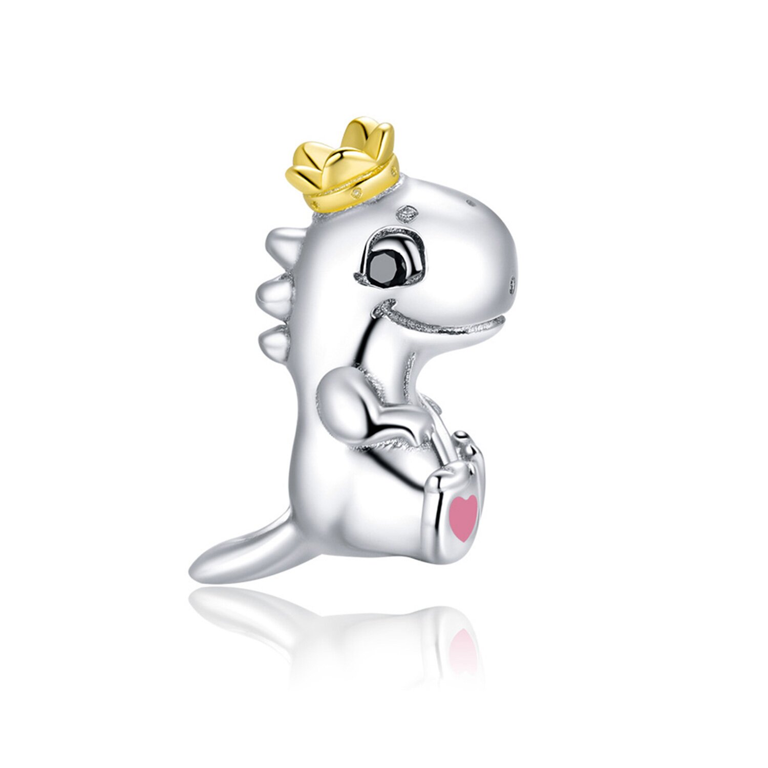Talisman din argint king dinosaur