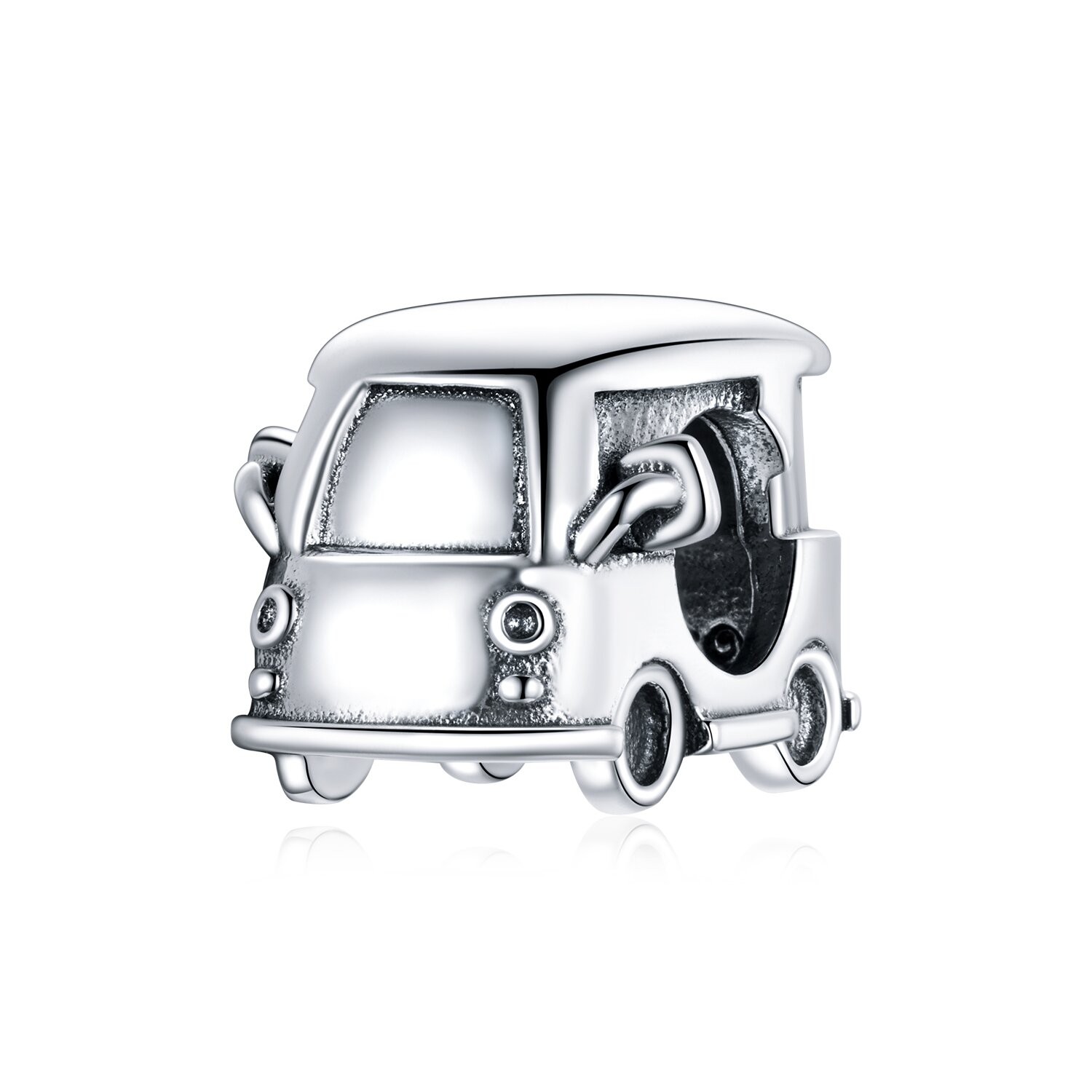 Talisman din argint little bus