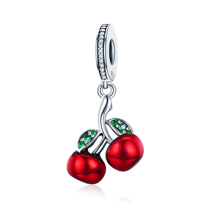 Talisman din argint little cherry