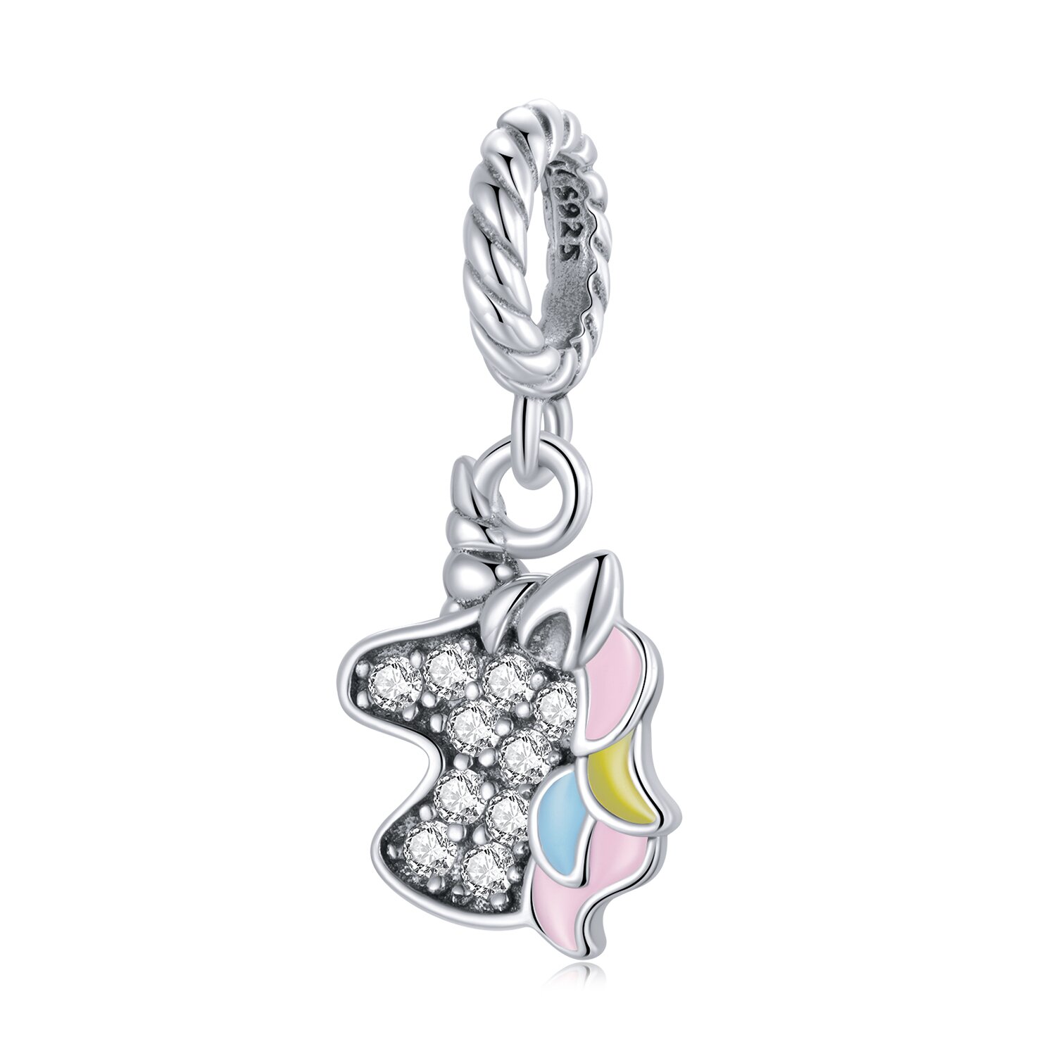 Talisman din argint little shiny unicorn