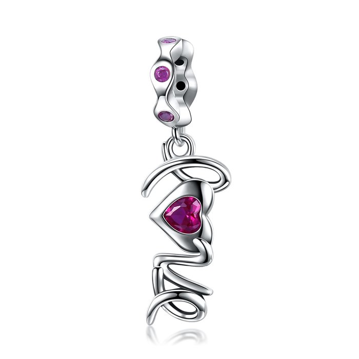 Talisman din argint love drop