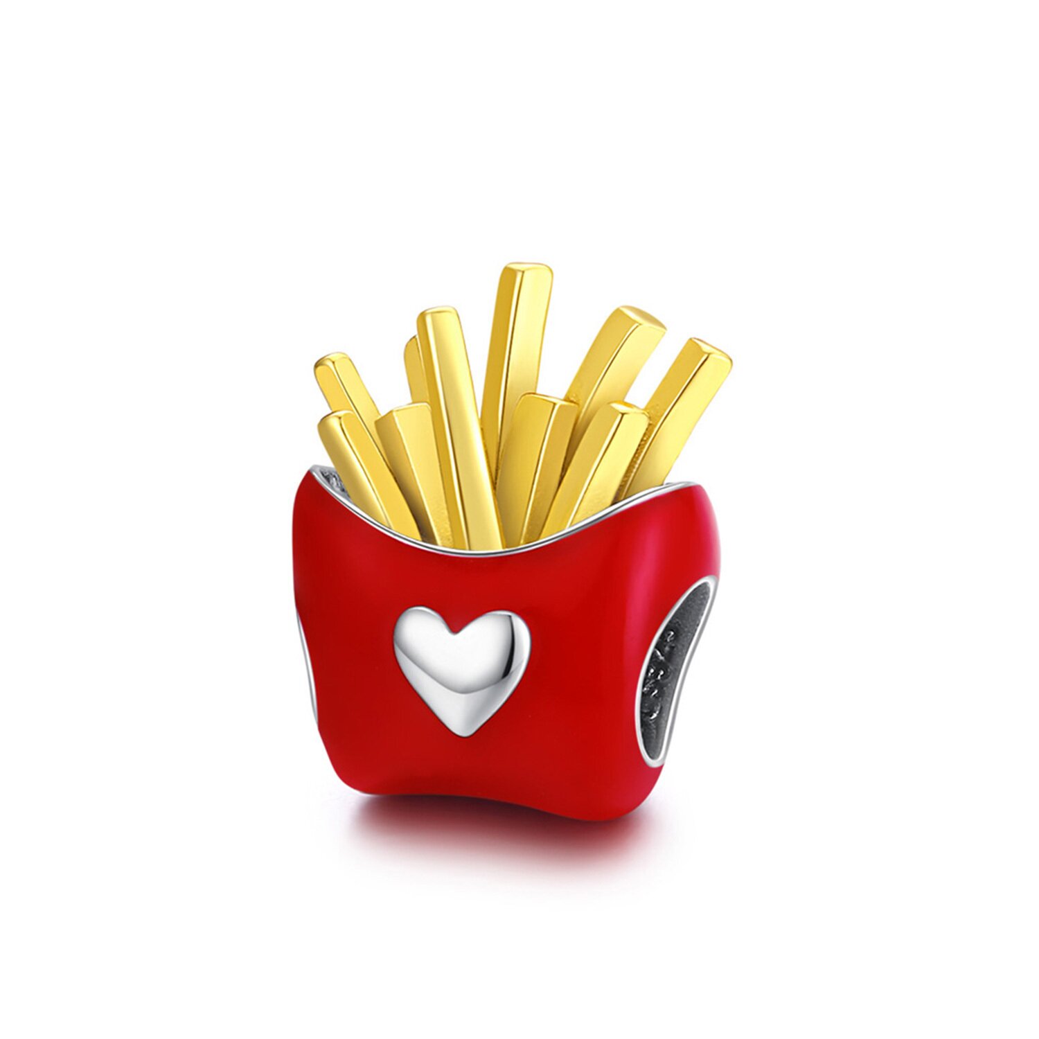 Talisman din argint love for fries