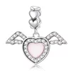 Talisman din argint Love Heart Angel Wings picture - 1
