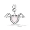 Talisman din argint Love Heart Angel Wings picture - 2