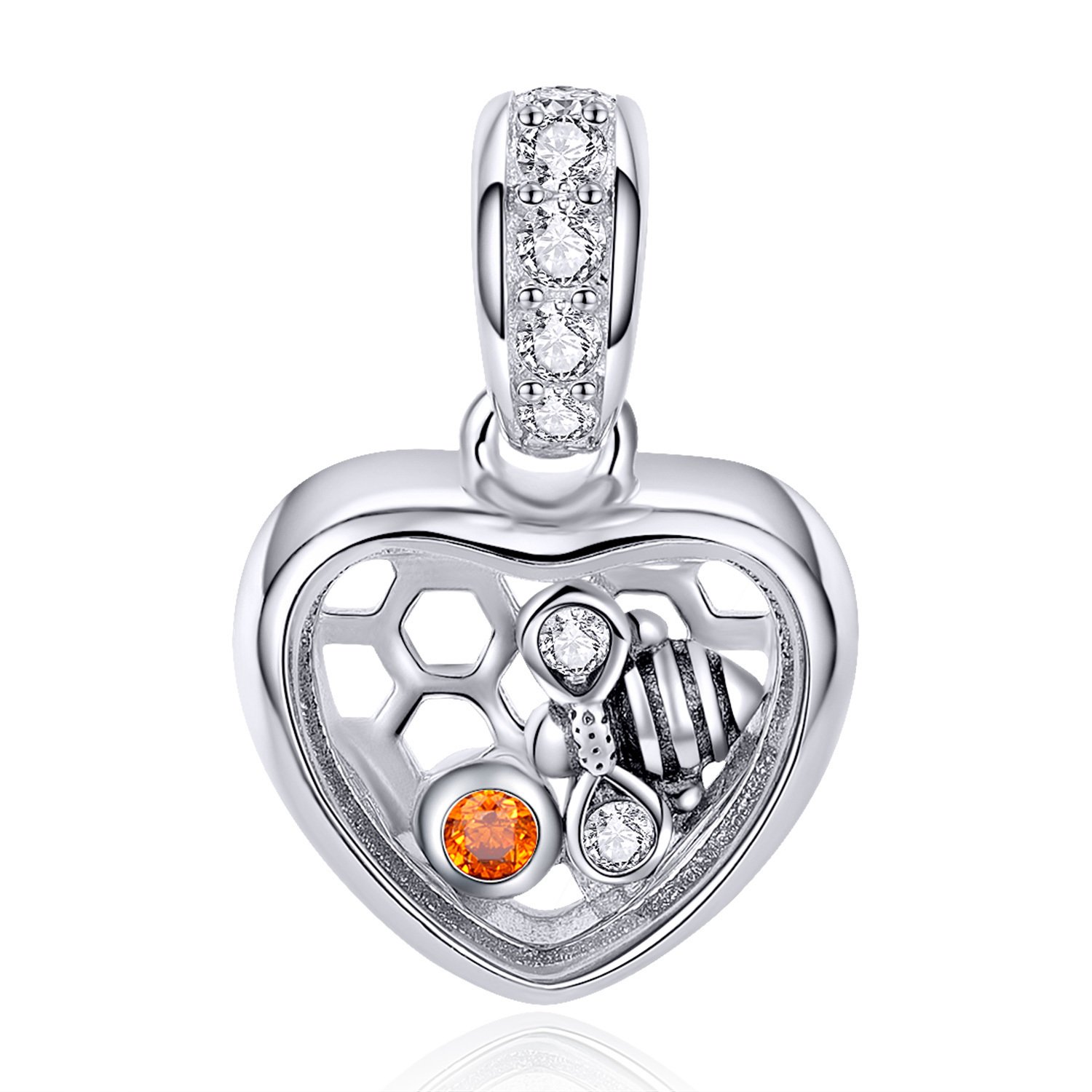 Talisman din argint lovely honey bee