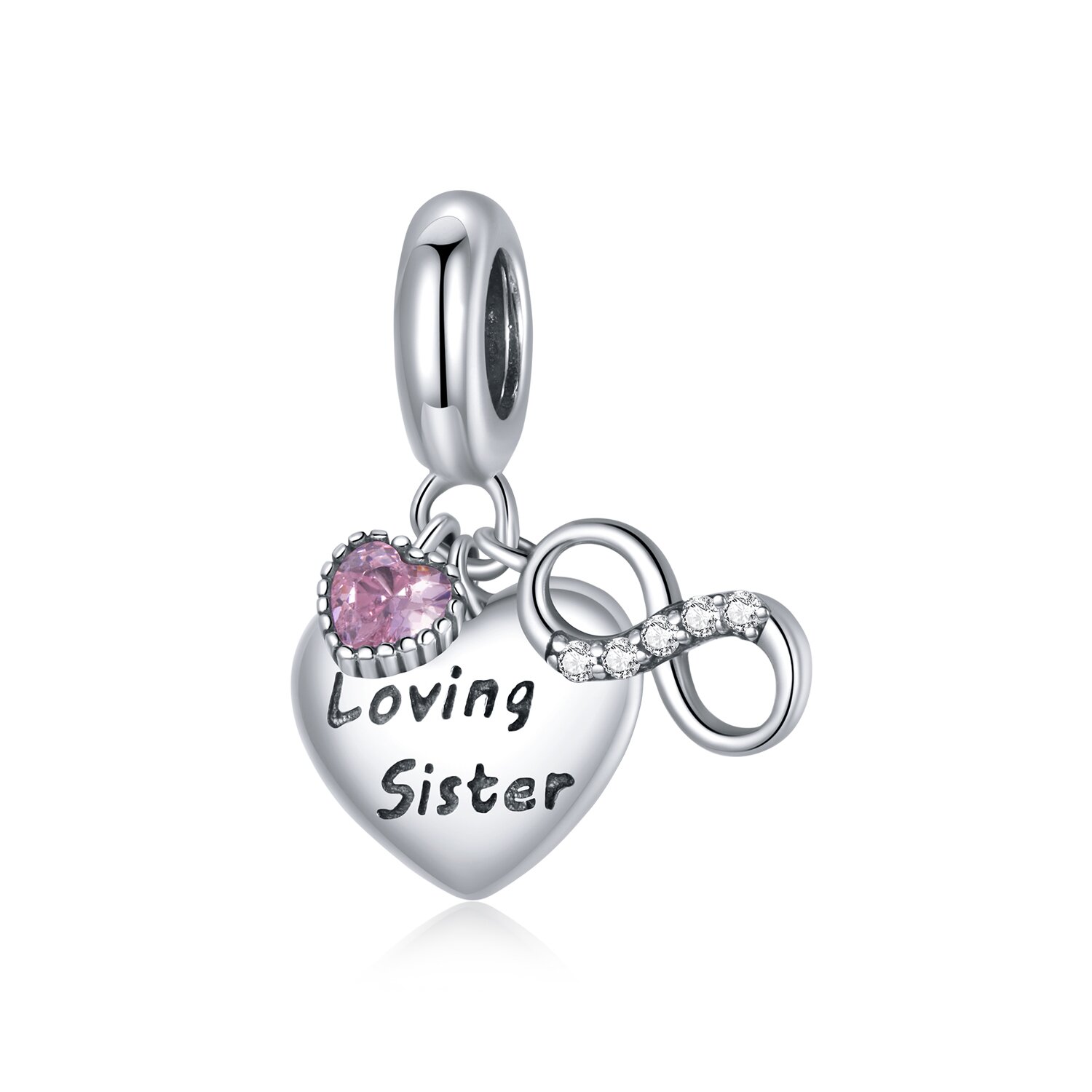 Talisman din argint loving sister