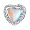 Talisman din argint Lucky Color Crystal Heart picture - 1
