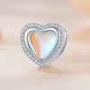 Talisman din argint Lucky Color Crystal Heart picture - 3