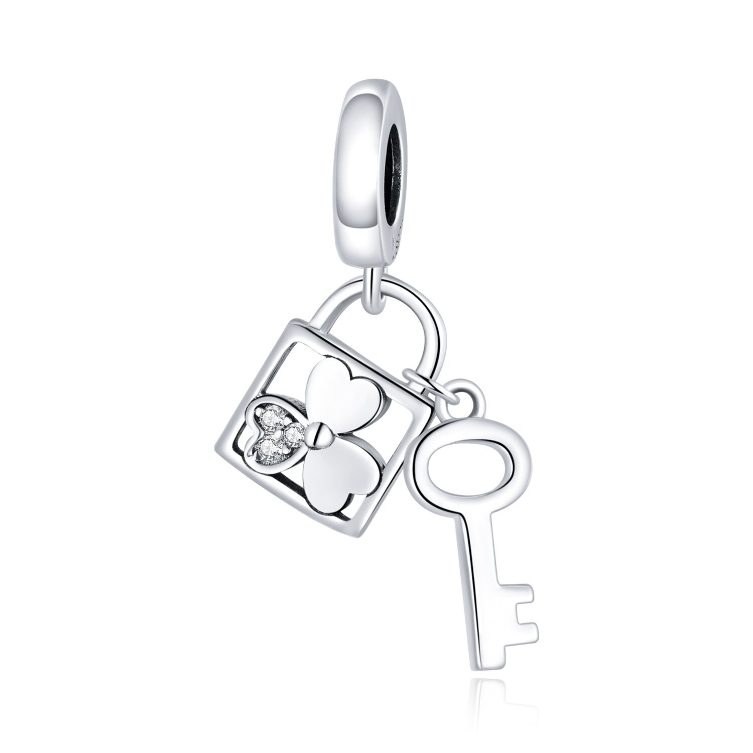 Talisman din argint lucky silver key