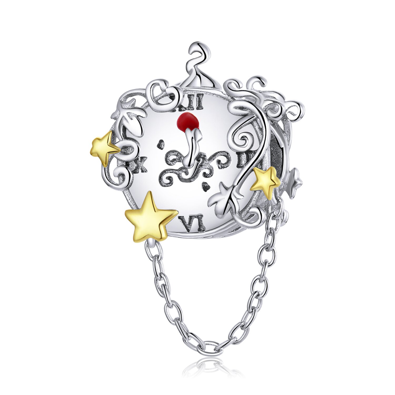 Talisman din argint magic clock