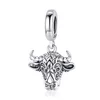 Talisman din argint Mandala Bull picture - 1