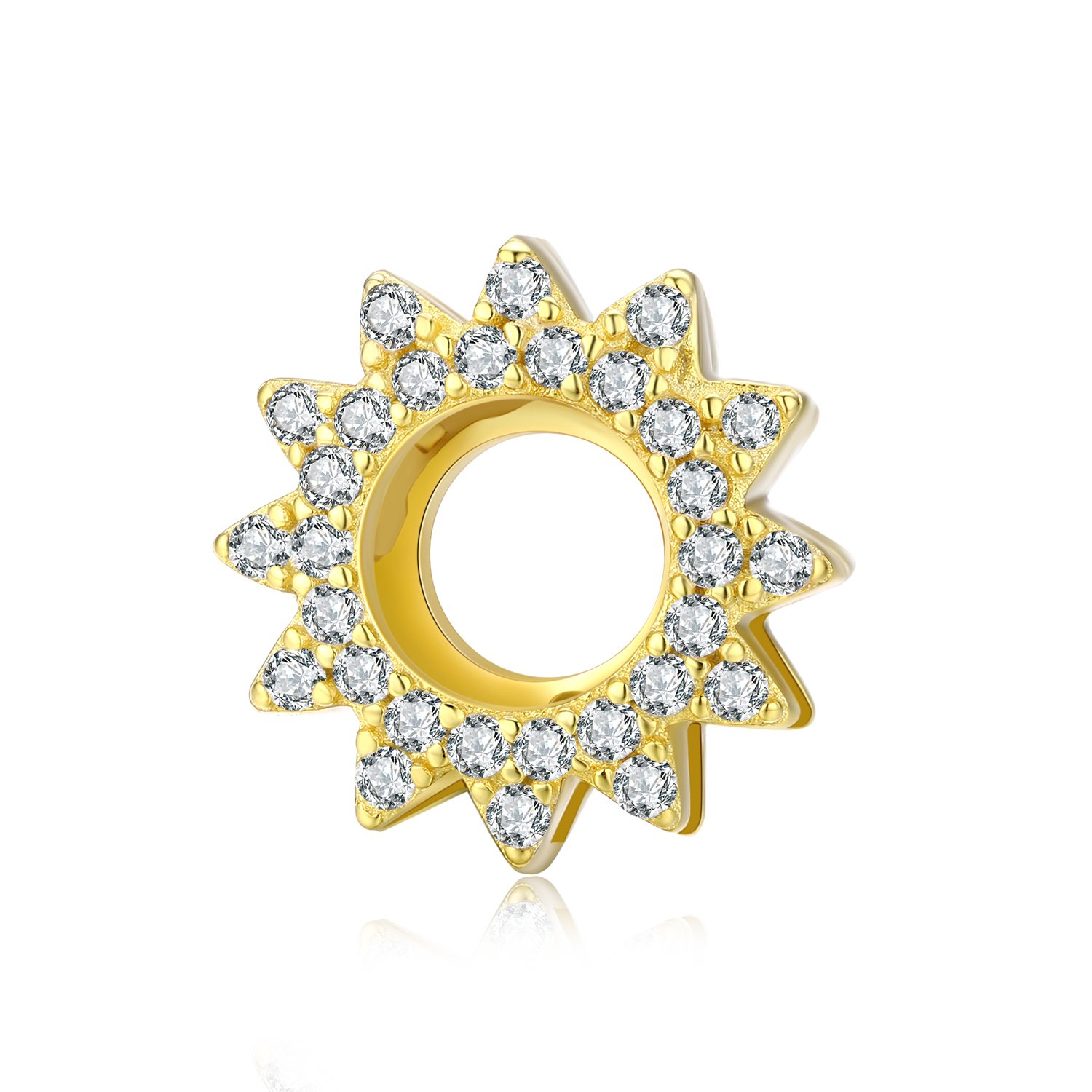 Talisman din argint metropolitan sun bead
