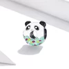 Talisman din argint Panda Donut picture - 2