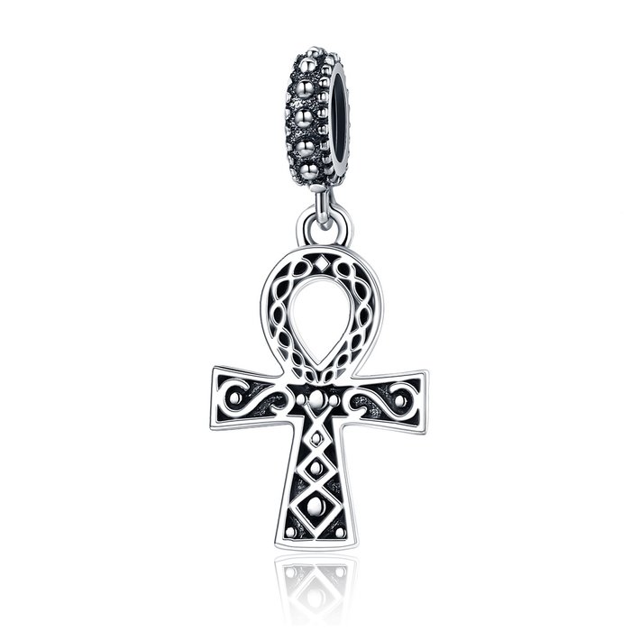 Talisman din argint patinat faith symbol