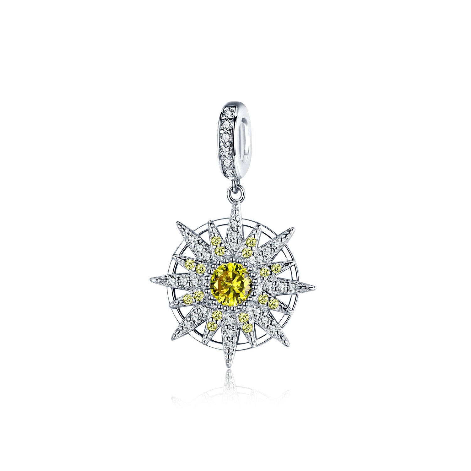Talisman din argint perfect crystal sun