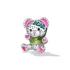 Talisman din argint Pink Email  Bear picture - 2