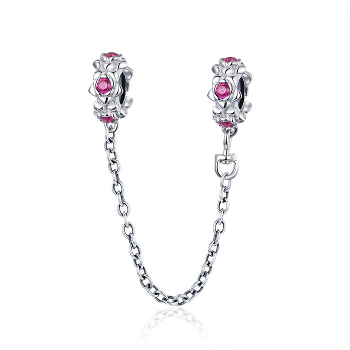 Talisman din argint pink garland