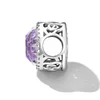 Talisman din argint Purple Crystal picture - 3