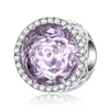 Talisman din argint Purple Crystal picture - 1