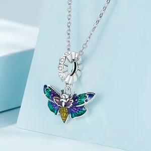 Talisman din argint Rainbow Butterfly